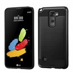 Wholesale LG Stylo 2 Plus MS550 Iron Shield Hybrid Case (Black)